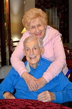 Married nearly 67 years, the couple sang the love ballad “Always” to each other on a recent Valentine’s Day. (Submitted photo)