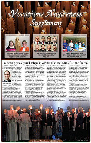 2019 Vocations Awareness Supplement cover