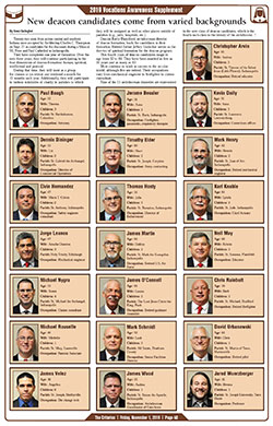 See photos and brief biographies about each deacon candidate by clicking the image above.