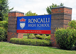 Leaders of Roncalli High School in Indianapolis recently announced that it will forgo its previous nickname, “rebels,” for a new one more in keeping with its Catholic identity and mission. (Photo by Sean Gallagher)