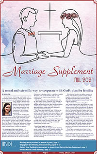 Cover of the Fall 2021 Marriage Supplement
