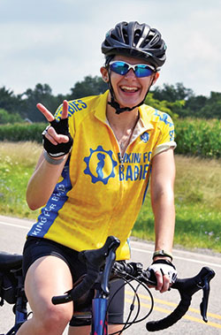 Emily Mastronicola joined young adults from across the country for the national ride of Biking for Babies, a pro-life organization with the mission of “renewing the culture of life, one pedal and one pregnancy resource center at a time.” (Submitted photo)