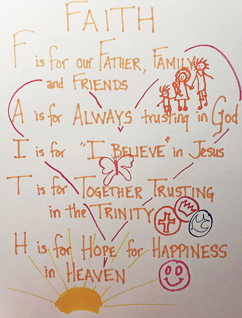 Poem titled Faith