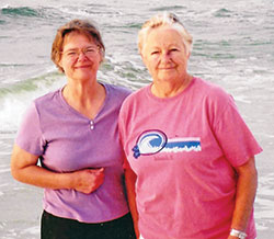 Sandy Fillenwarth, left, and her mother, Marilyn Fillenwarth, share one of the many moments that brought joy to their relationship. (Submitted photo)