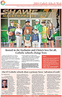 Cover of the 2024 Catholic Schools Week Supplement of The Criterion