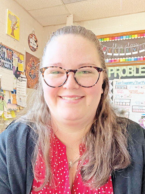 As a teacher at St. Christopher School in Indianapolis, Amber Barker is living her dream—teaching at the school that had a great impact on her childhood. (Submitted photo)