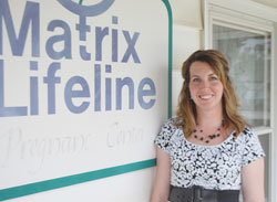Melissa McAtee started as the new executive director of Matrix Lifeline Pregnancy Center in Lafayette on June 1. (Photo by Kevin Cullen)