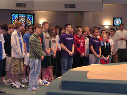 Group preparing to leave Indiana