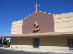 St Christopher's Roman Catholic church at Panania, Australia