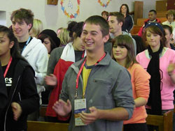 Youths at a catechetical session