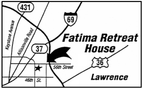 Map of Fatima Retreat House