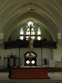 An altar cross inside one of our archdiocesan churches