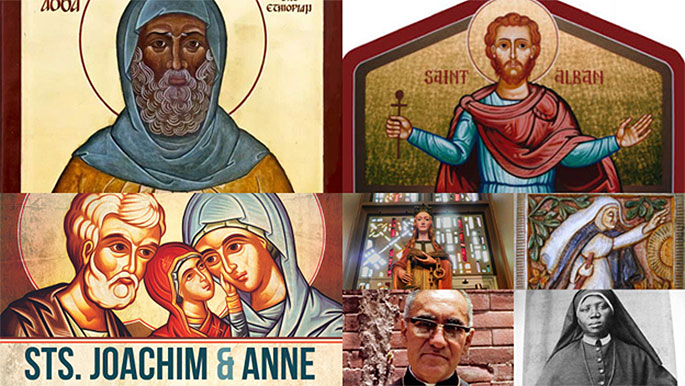 Images of the saints